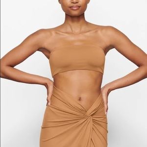 SMIMS SWIM bandeau top in almond